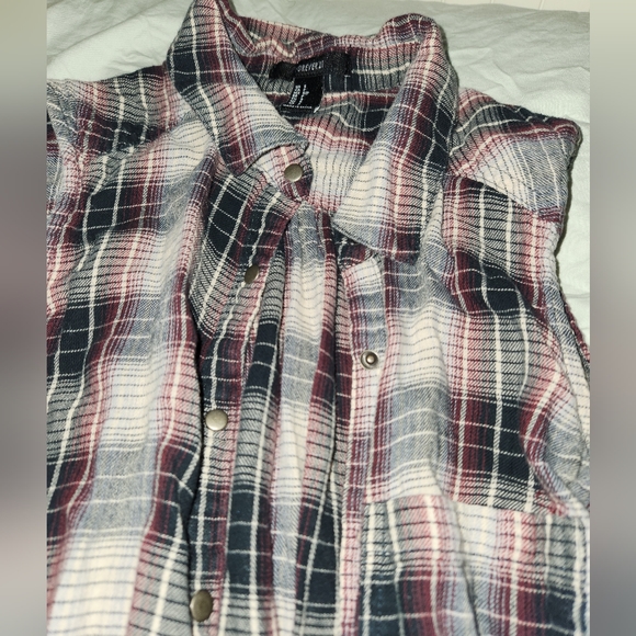 Plaid Long Button down shirt - Picture 2 of 3